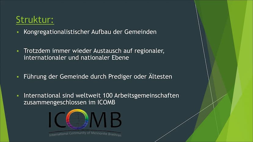 Mennoniten
Lebensweise, Herkunft und Unterschiede
Von Katharina zu Klampen ■
Themen:
1. Reformationszeit
2. Weitere Entwicklung
■
Abstammung