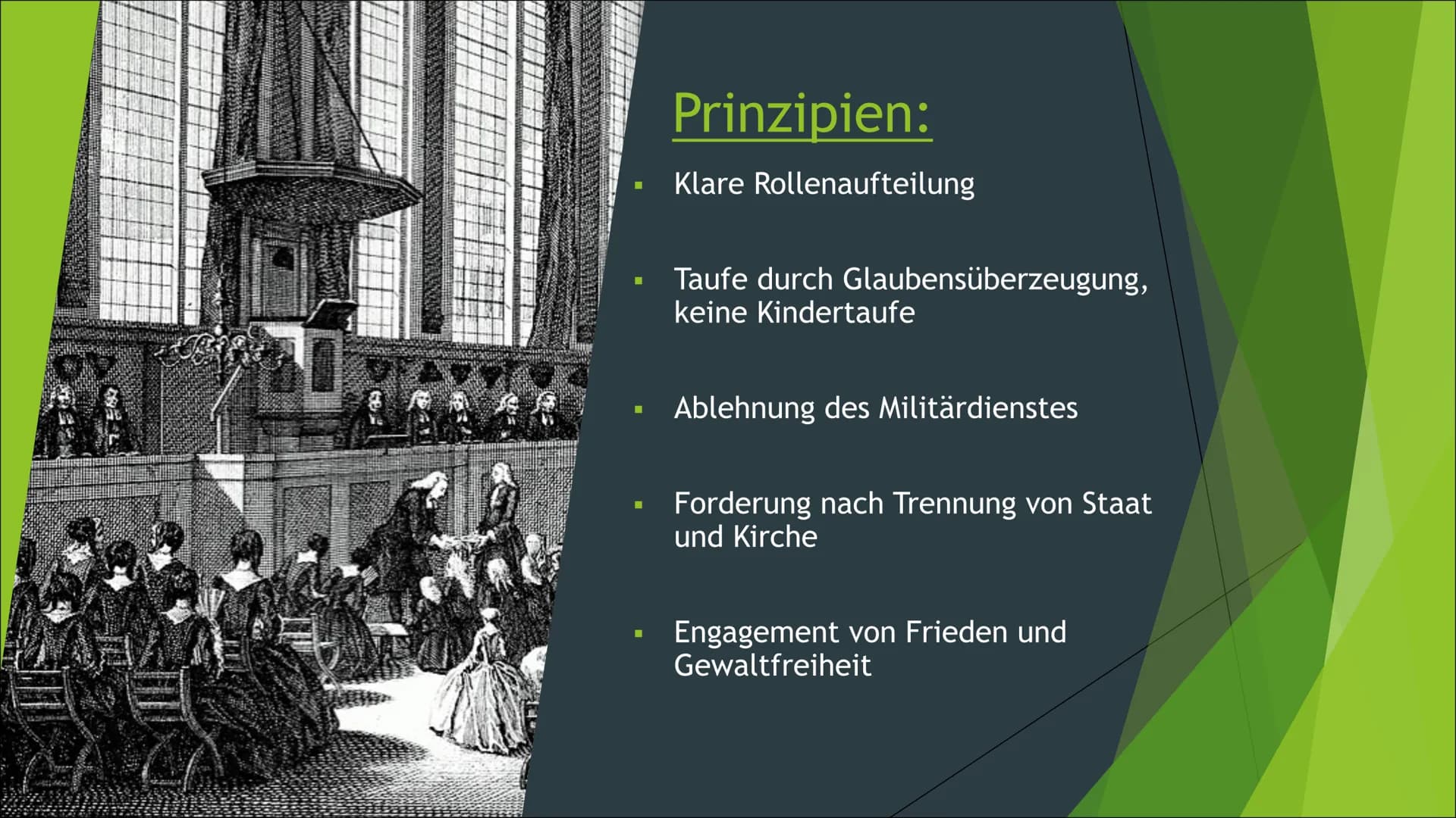 Mennoniten
Lebensweise, Herkunft und Unterschiede
Von Katharina zu Klampen ■
Themen:
1. Reformationszeit
2. Weitere Entwicklung
■
Abstammung