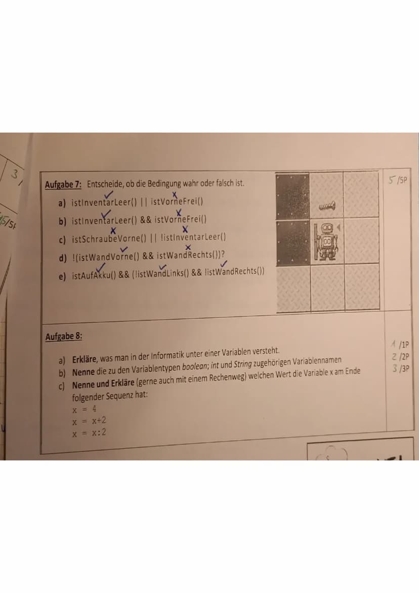INFORMATIKKLA
Datum: 10.1.2
Meine mündliche Selbsteinschätzung:
Aufgabe 1: Erläutere folgende Begriffe aus der objektorientierten Programmie