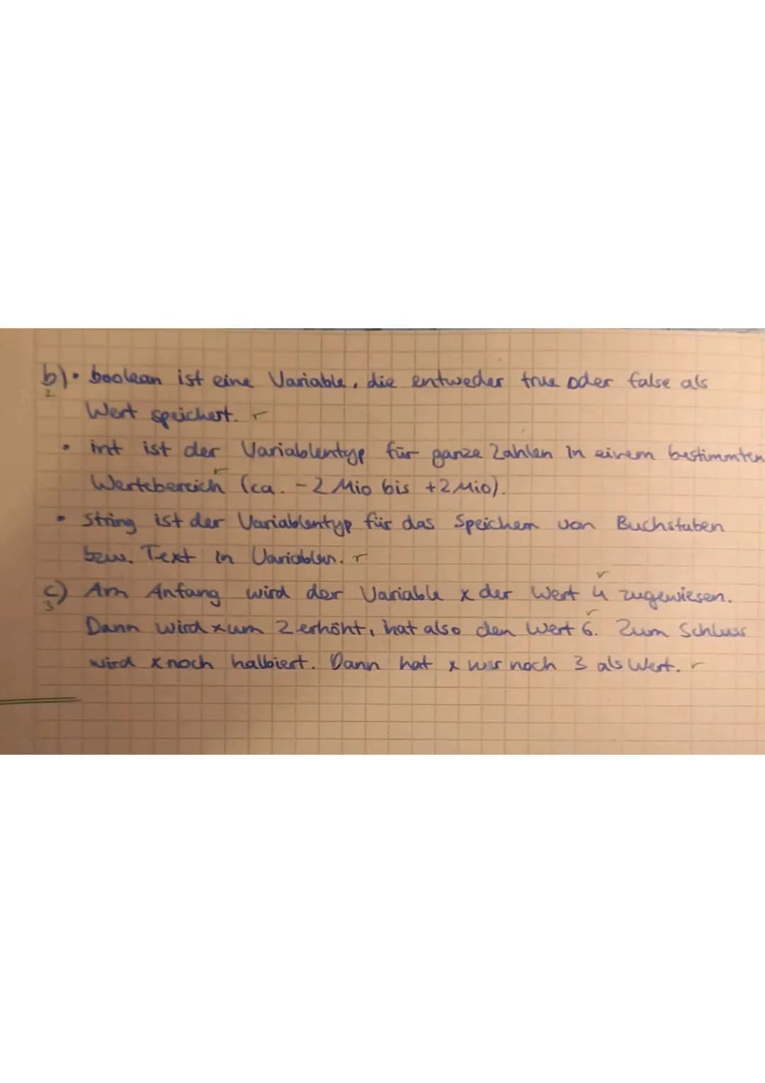 INFORMATIKKLA
Datum: 10.1.2
Meine mündliche Selbsteinschätzung:
Aufgabe 1: Erläutere folgende Begriffe aus der objektorientierten Programmie