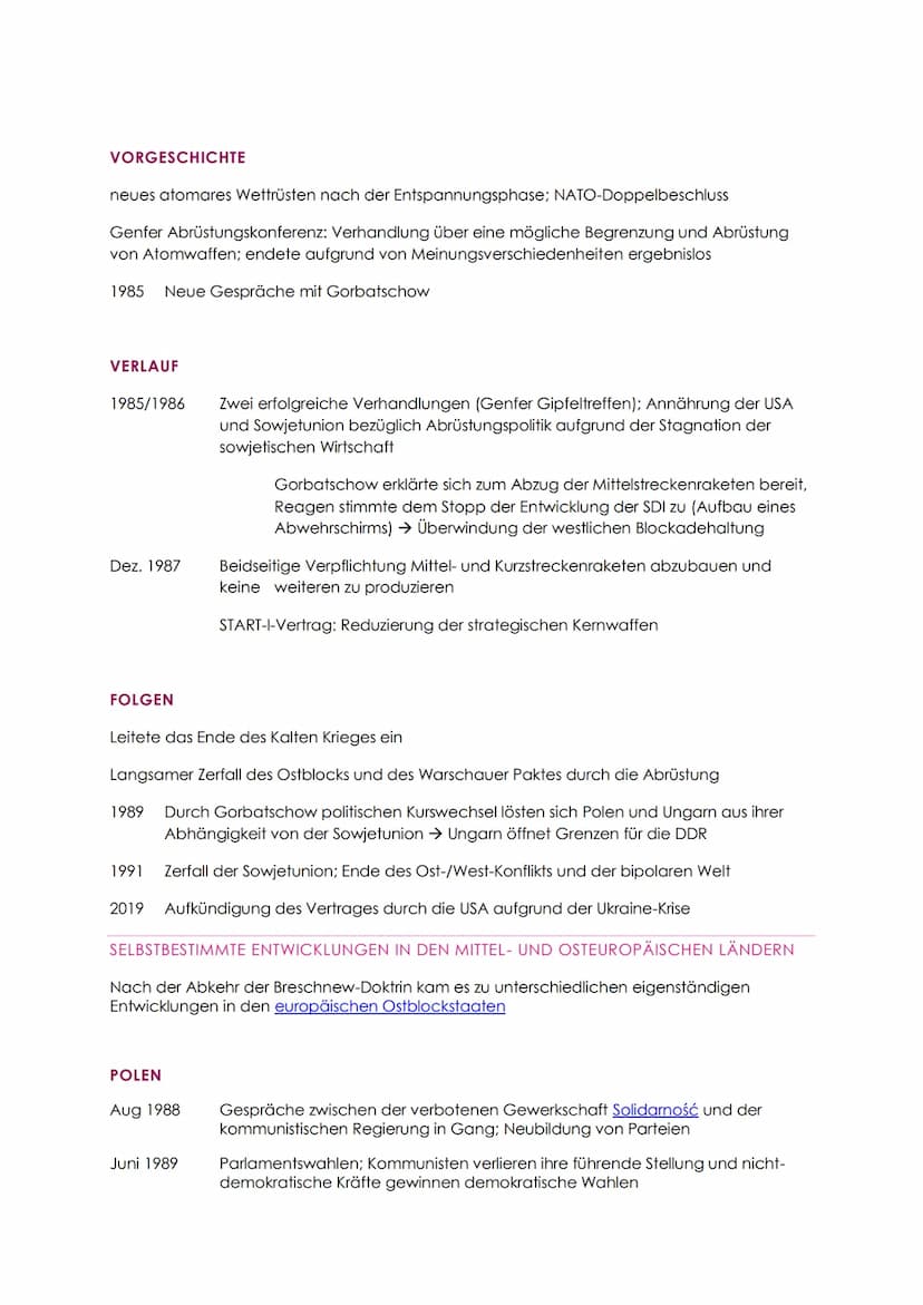 DER ZUSAMMENBRUCH DES SOWJETSYSTEMS
1985 Michail Gorbatschow wird Generalsekretär der KPdSU; Hoffnungen auf neue
Reformen, aufgrund Stagnati