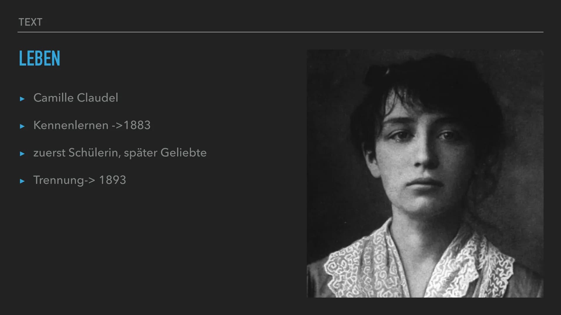 YUSRA SAIDI, Q1
LEBEN UND WERKE VOM BILDHAUER
AUGUSTE RODIN TEXT
STECKBRIEF
▸ Name: François-Auguste-René
Rodin
► Geboren: 12 November 1840 