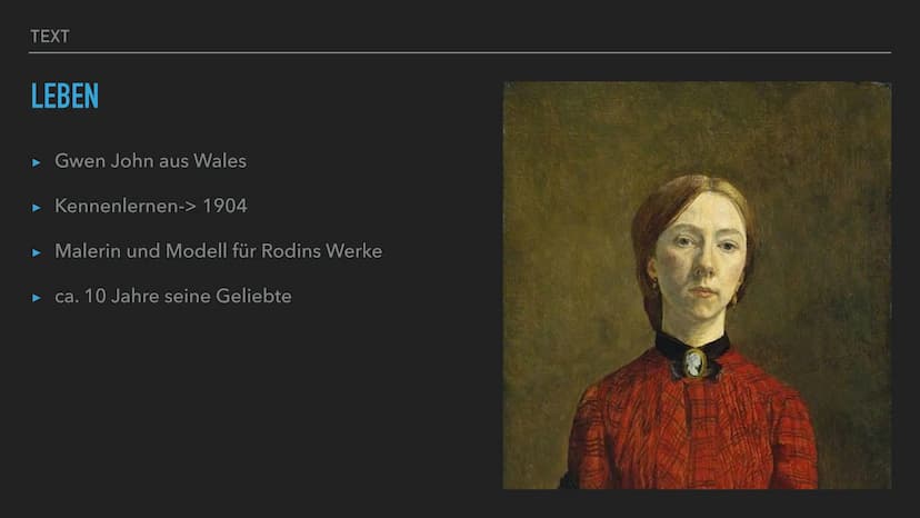 YUSRA SAIDI, Q1
LEBEN UND WERKE VOM BILDHAUER
AUGUSTE RODIN TEXT
STECKBRIEF
▸ Name: François-Auguste-René
Rodin
► Geboren: 12 November 1840 