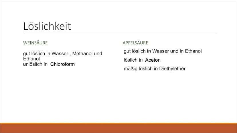 Fruchtsäuren Gliederung
1. Definition von Fruchtsäure
- Weinsäure und Apfelsäure
2. Strukturformel & Summenformel
3.Beschreibung
4. Eigensch