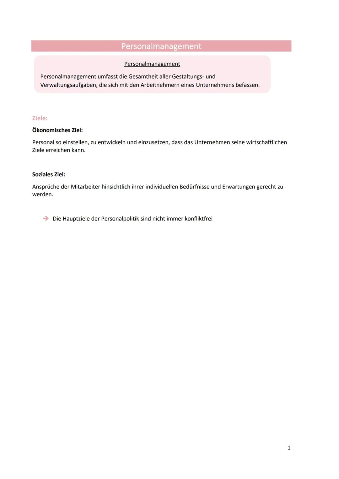 
<p>Personalmanagement umfasst die Gesamtheit aller Gestaltungs- und Verwaltungsaufgaben, die sich mit den Arbeitnehmern eines Unternehmens 