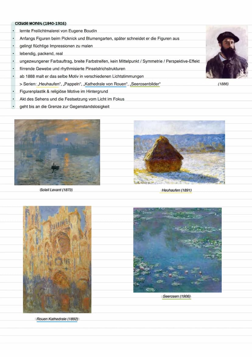 WEIT
TOTALE
Interpretation
Malweise und Raum
Farbe
Beschreibung & Komposition
Bildanalyse
Einleitung
allgemein: Künstler, Titel, Jahr, Techn