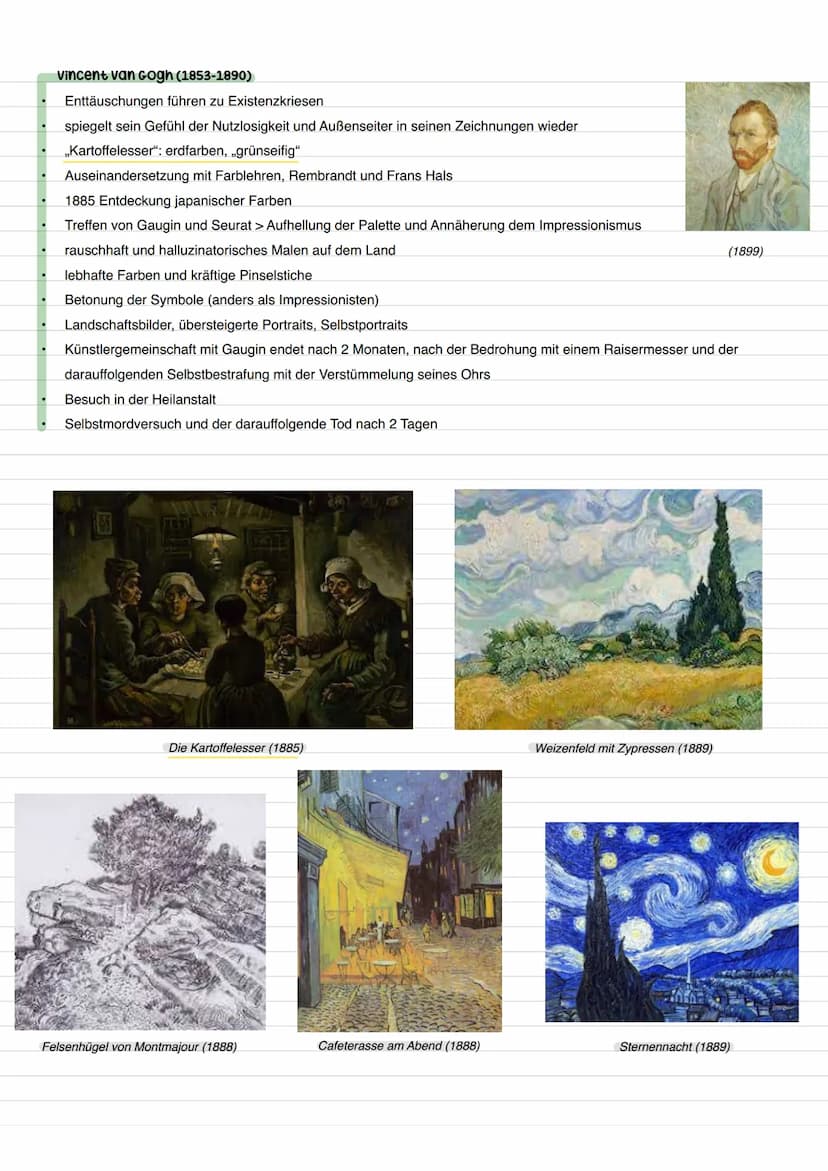 WEIT
TOTALE
Interpretation
Malweise und Raum
Farbe
Beschreibung & Komposition
Bildanalyse
Einleitung
allgemein: Künstler, Titel, Jahr, Techn