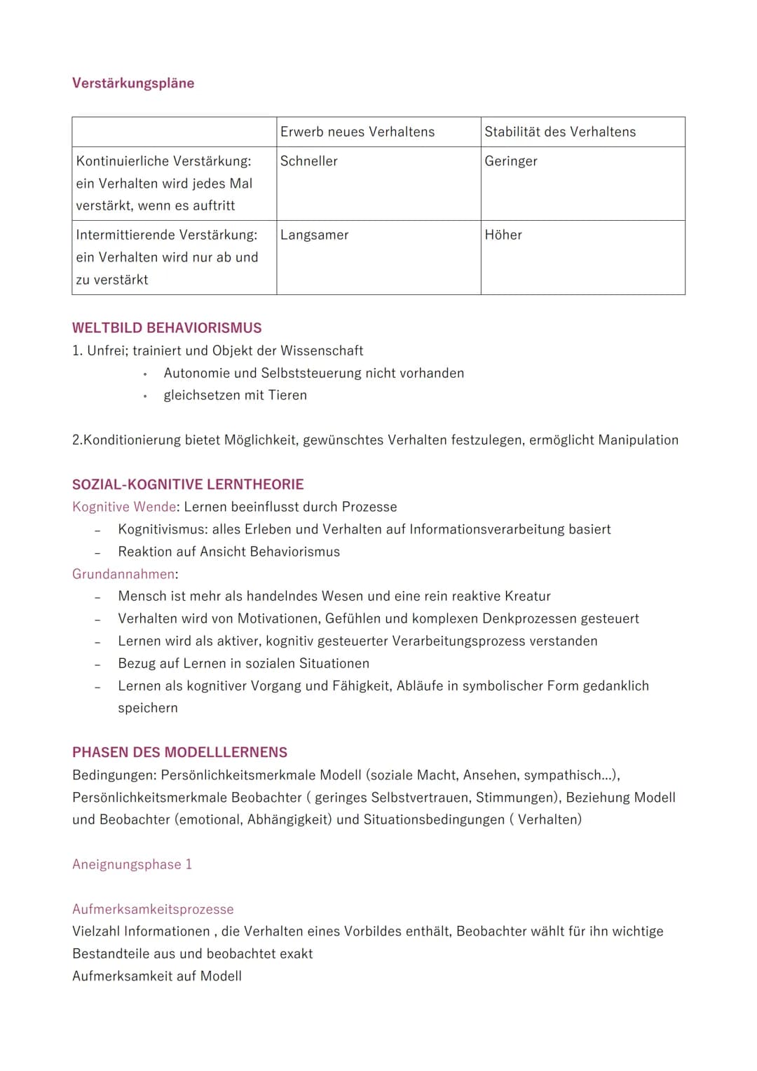 LG 3 LERNTHEORETISCHE ANSÄTZE
DEFINITION LERNEN
Mensch ist Mangelwesen, ohne besondere Fähigkeiten auf die Welt kommen, nur durch Lernen
kan