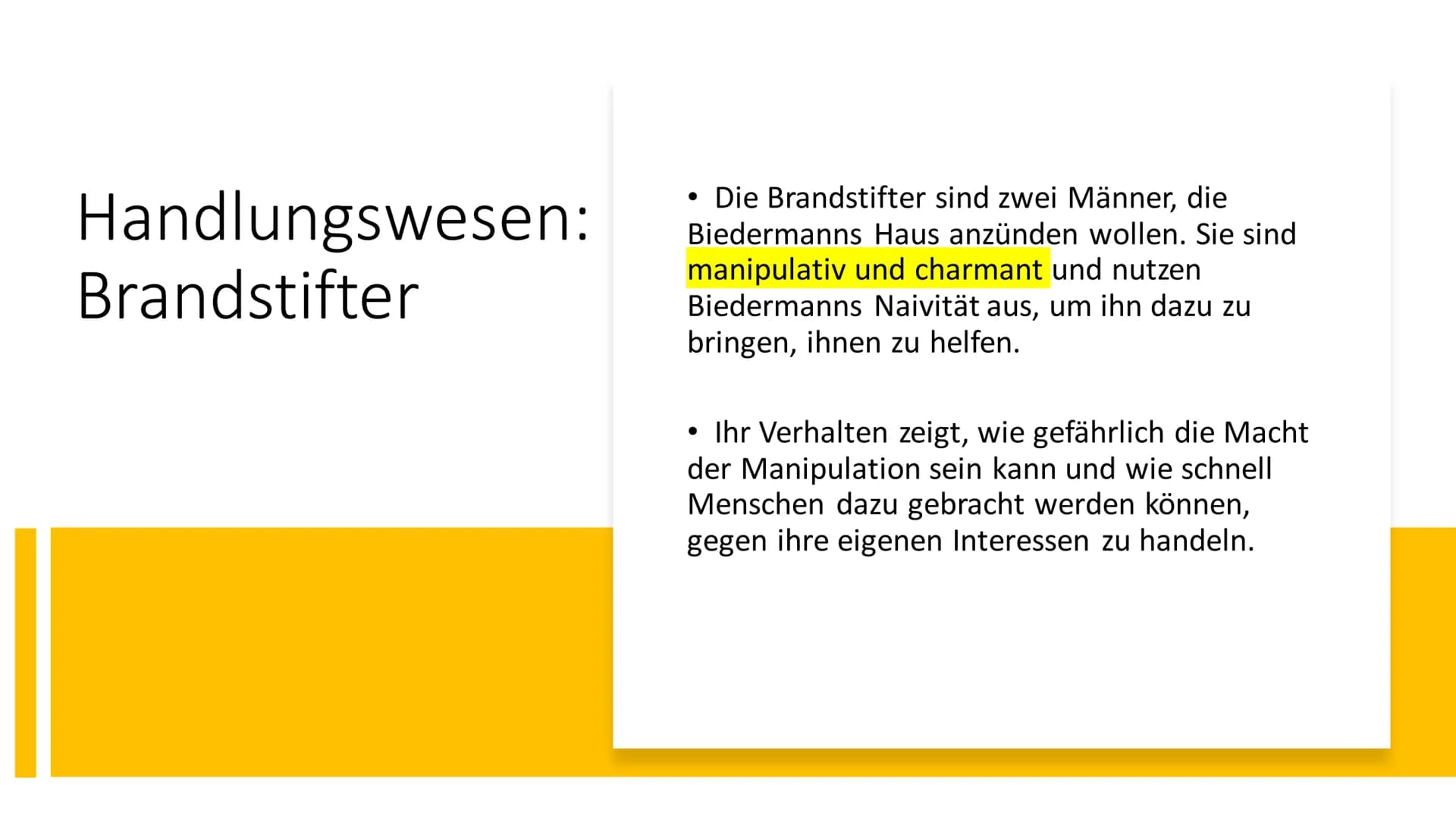 Biedermann und die
Brandstifter
Aktualität und Handlungsweise/-
verhalten der Charaktere
Eine Presentation von Lena und Timo Einführung
Aktu