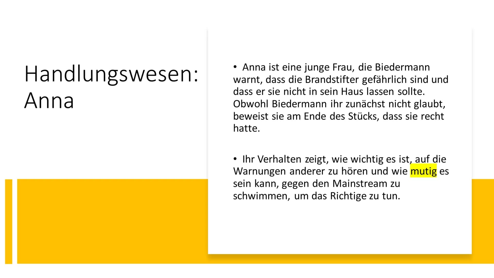 Biedermann und die
Brandstifter
Aktualität und Handlungsweise/-
verhalten der Charaktere
Eine Presentation von Lena und Timo Einführung
Aktu