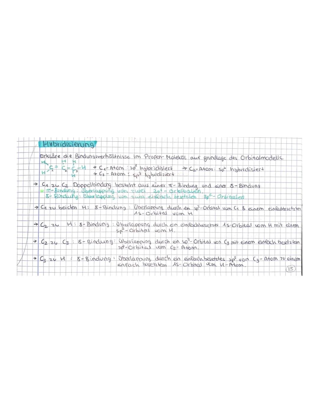 Einfache Sp, Sp2 und Sp3 Hybridisierung in der Chemie erklärt