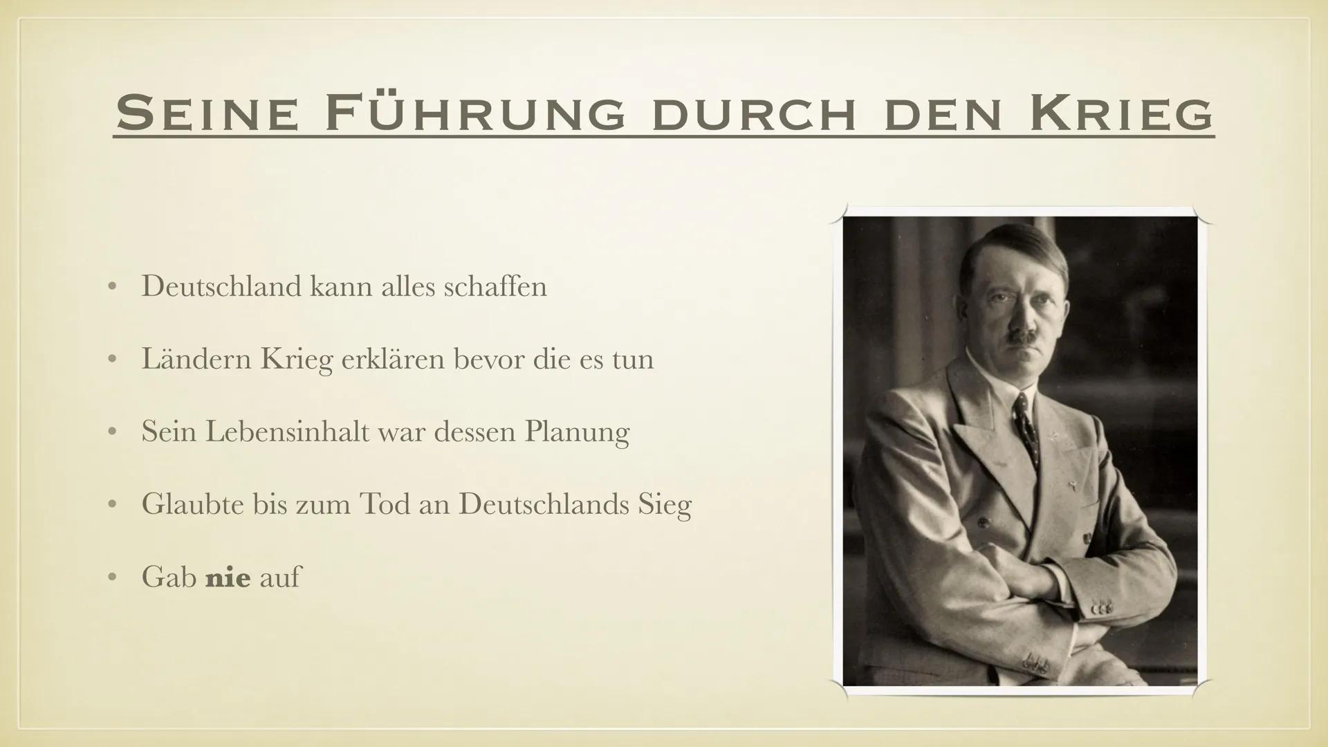 UE
ADOLF HITLER ● Steckbrief
●
●
●
Grundinformationen
Ansichten und Ideologie
Grund für seinen Antisemitismus
Aufstieg zum Führer
Propaganda