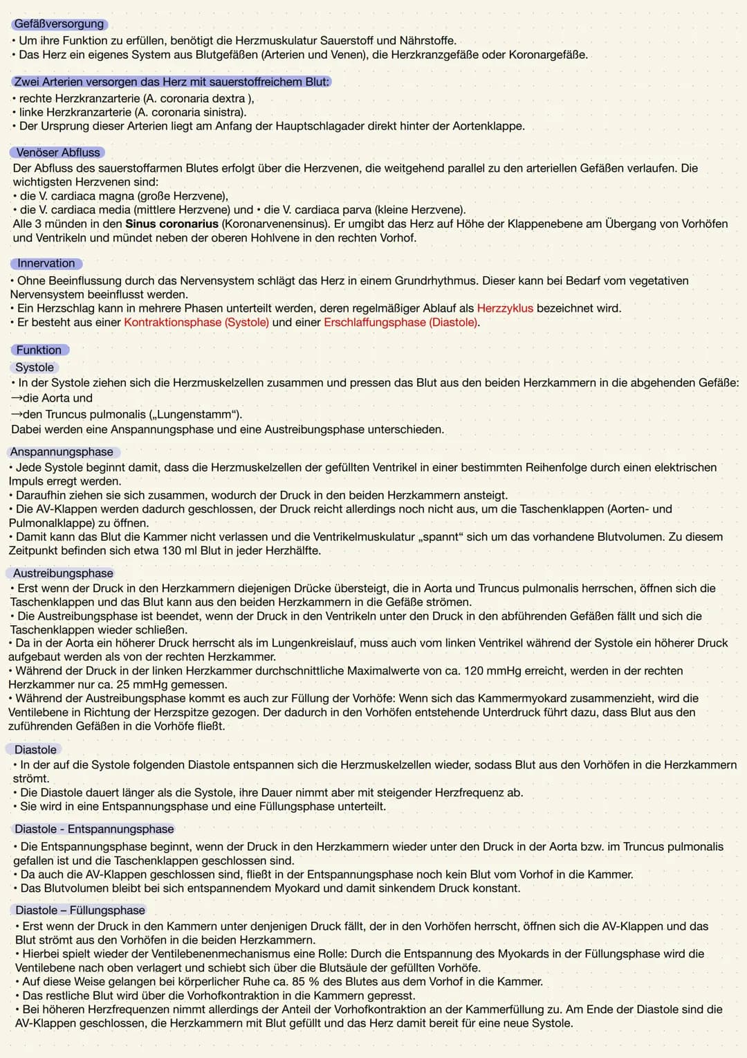 ANATOMIE UND PHYSIOLOGIE DES HERZENS
Aufgabe des Herzens
• Das Herz (Cor) ist ein kräftiger Muskel, der als Hohlorgan aufgebaut ist
• Zentra