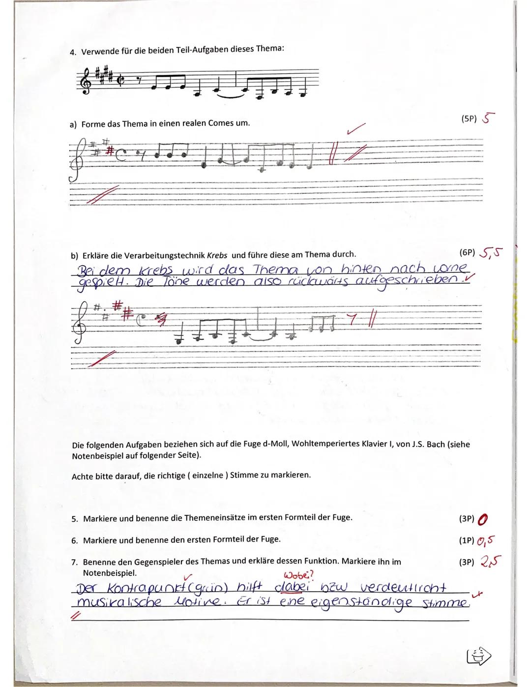 Musik - KA Nr. 1 am 18.11.2021

Name: _______________, 10b

!!!! Noten sind mit Bleistift zu notieren !!!!

Die Fuge

1. Fülle die Lücken au