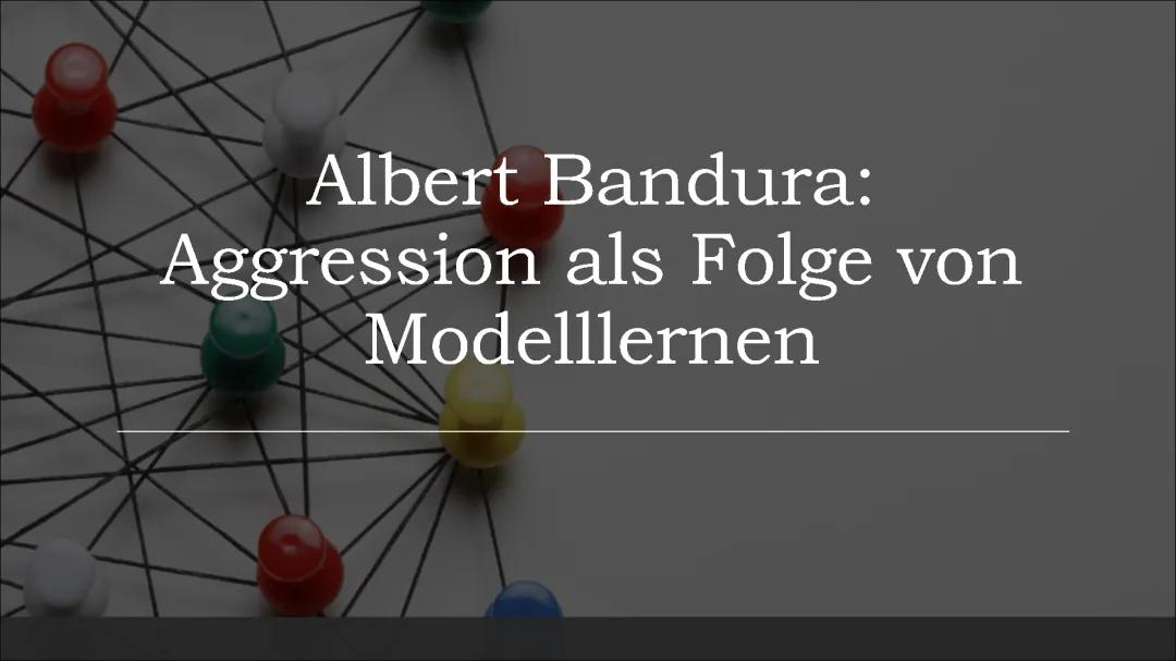 Modelllernen einfach erklärt - Albert Bandura Beispiele und PDF