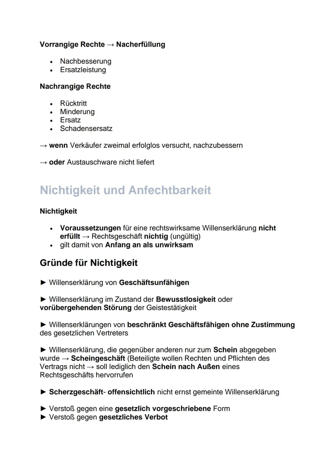 Natürliche & juristische Personen
Natürliche Person
●
●
Juristische Person
●
• juristisches Konstrukt
Klausurvorbereitung
Wirtschaftslehre
●