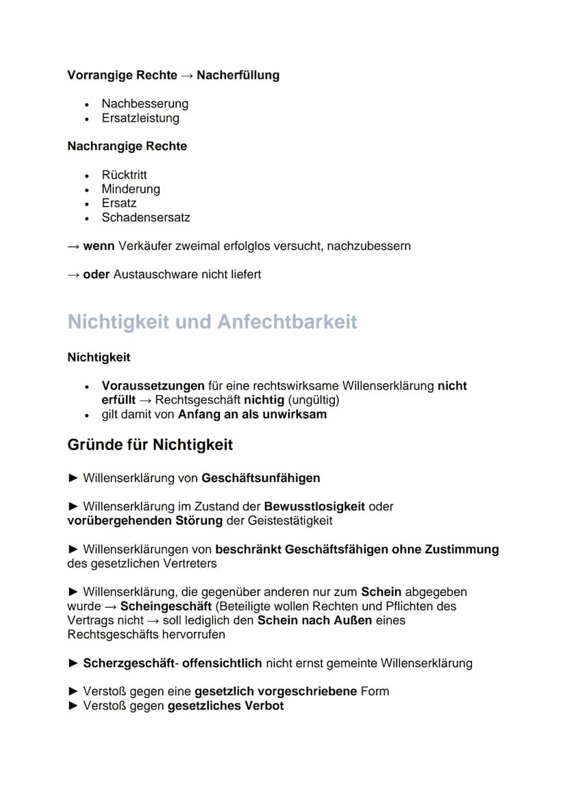 Natürliche & juristische Personen
Natürliche Person
●
●
Juristische Person
●
• juristisches Konstrukt
Klausurvorbereitung
Wirtschaftslehre
●