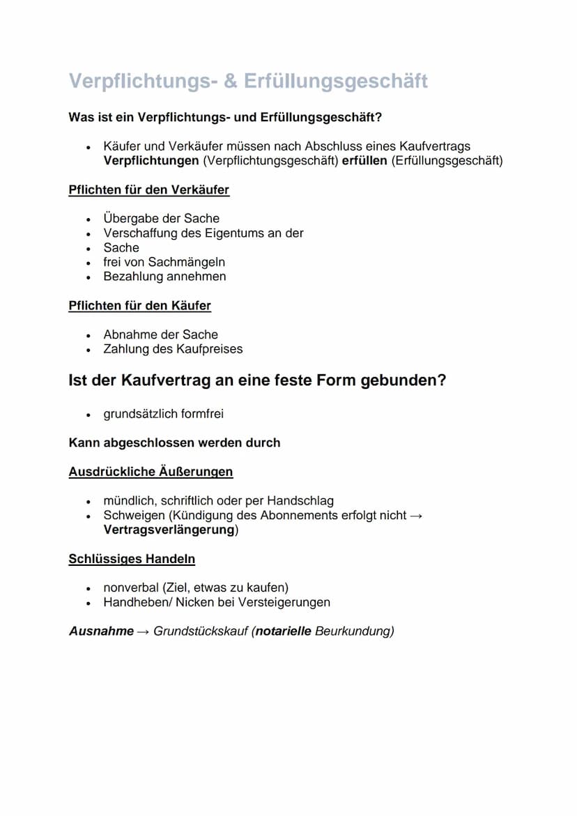Natürliche & juristische Personen
Natürliche Person
●
●
Juristische Person
●
• juristisches Konstrukt
Klausurvorbereitung
Wirtschaftslehre
●