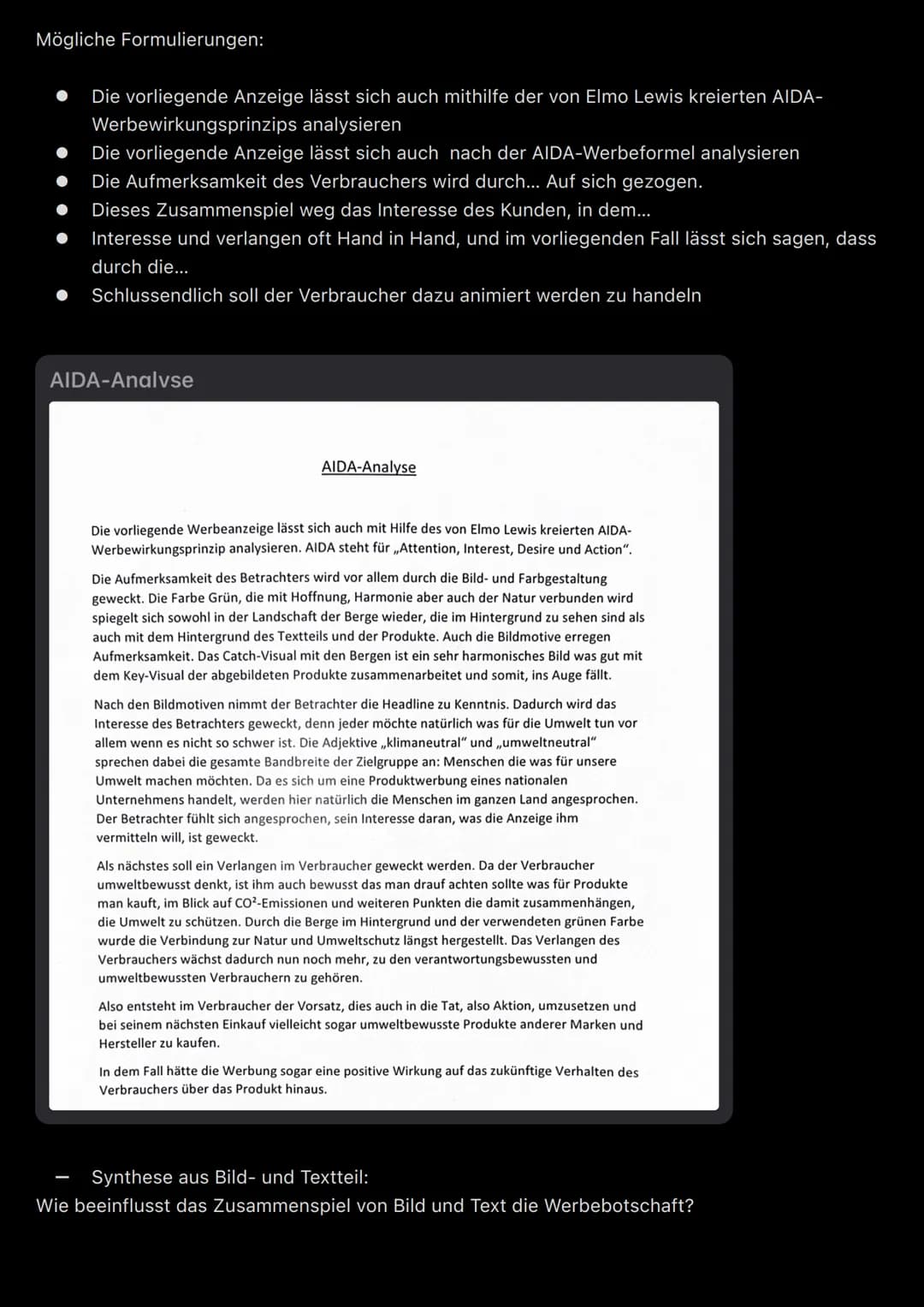 Deutsch Klausur
Generell:
Zeitform Präsens
Schreibstift: gehobene Sprache, Fachbegriffe von Vorteil
Werbeanalyse Aufbau
Einleitung:
Werbemit