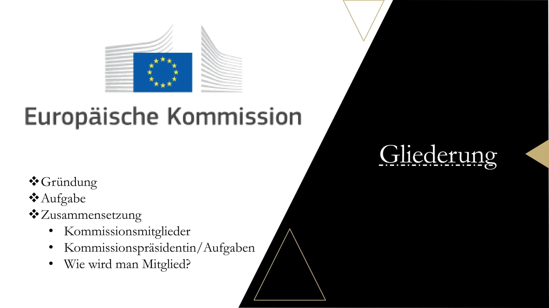 (2) Was ist die Aufgabe der Europäischen Kommission?
Die Europäische Kommission (abgekürzt EK oder EU-Kommission) ist ein supranationales
un