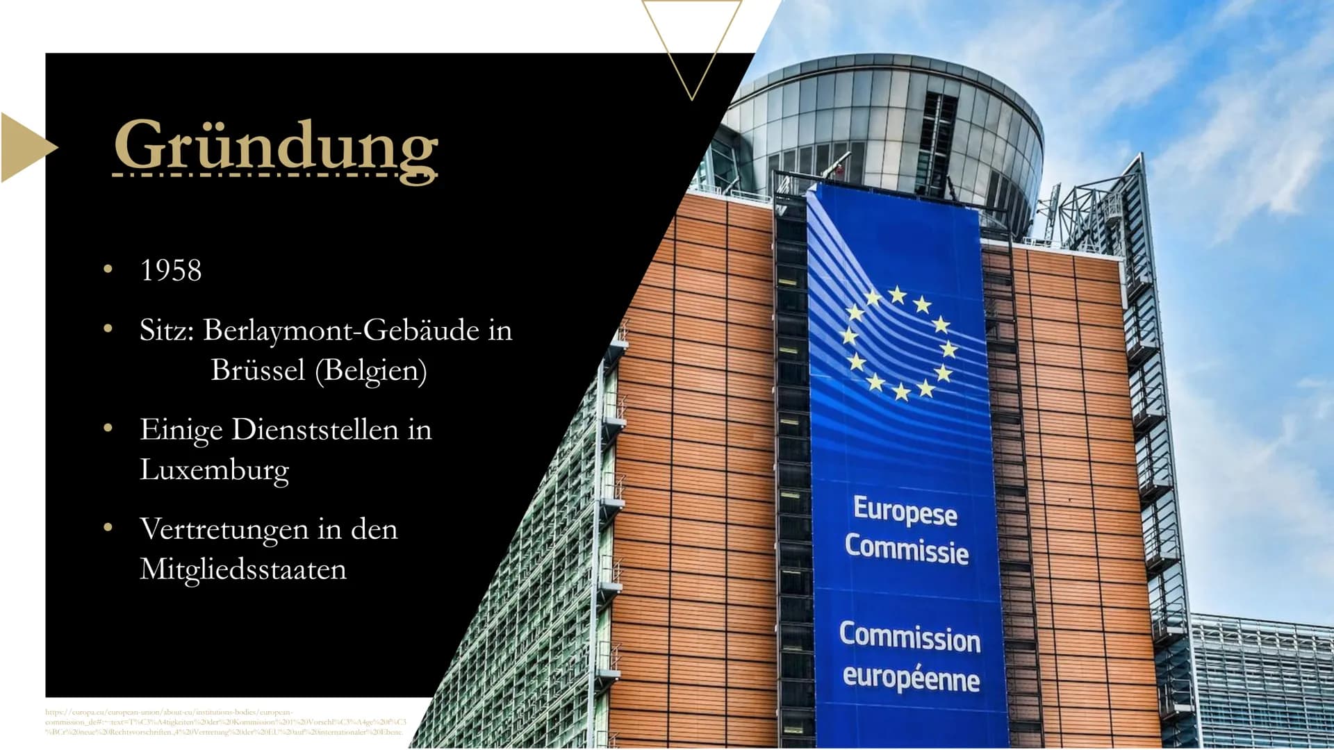 (2) Was ist die Aufgabe der Europäischen Kommission?
Die Europäische Kommission (abgekürzt EK oder EU-Kommission) ist ein supranationales
un