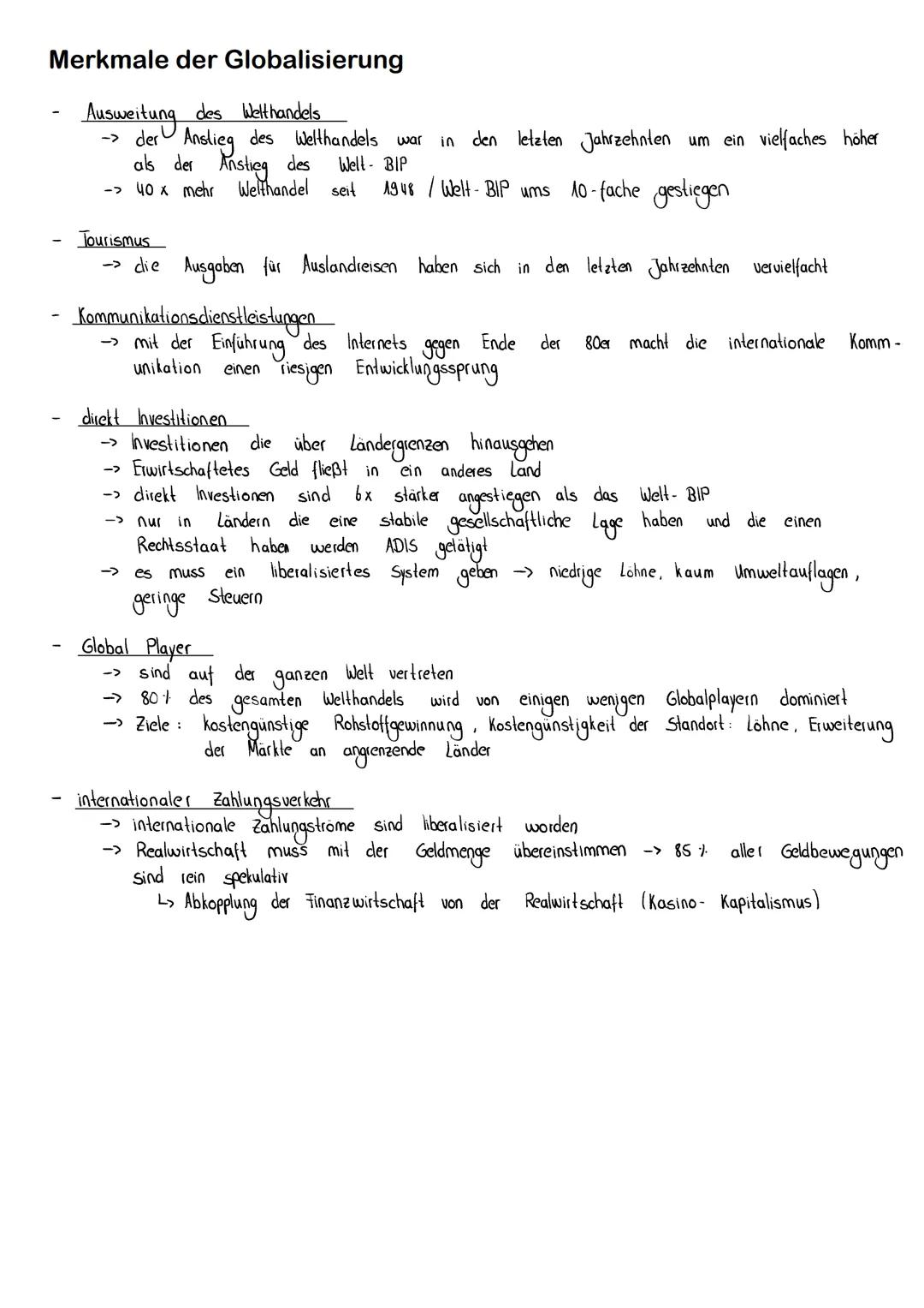 # Ursachen und Antriebskräfte der ökonomischen
Globalisierungsprozesses

# LIBERALISIERUNG DES WELTHANDELS UND DER FINANZMÄRKTE

- Internati