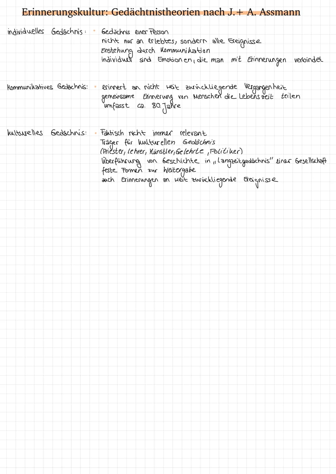Geschichtskultur und Geschichtsbewusstsein
Geschichtskultur Umgang einer Gesellschaft mit Vergangenheit
Schaffung einer neuen Sicht auf verg