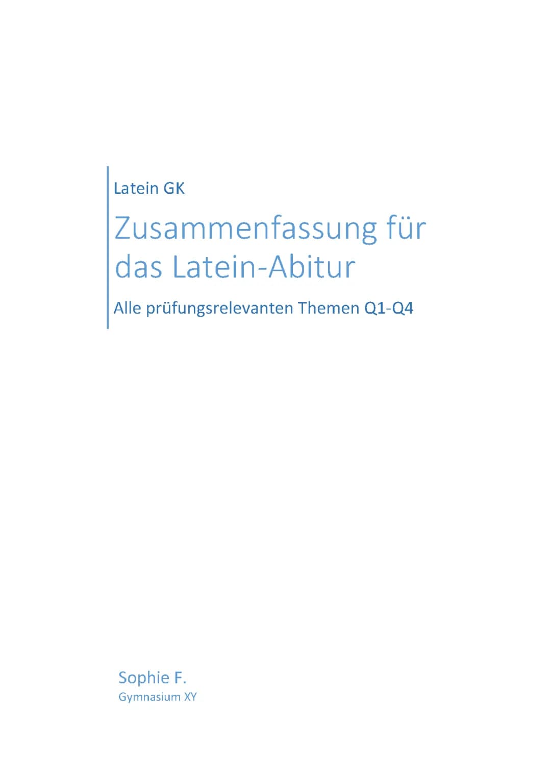 Latein Abitur Bayern 2024: Aufgaben, PDFs und wichtige Infos