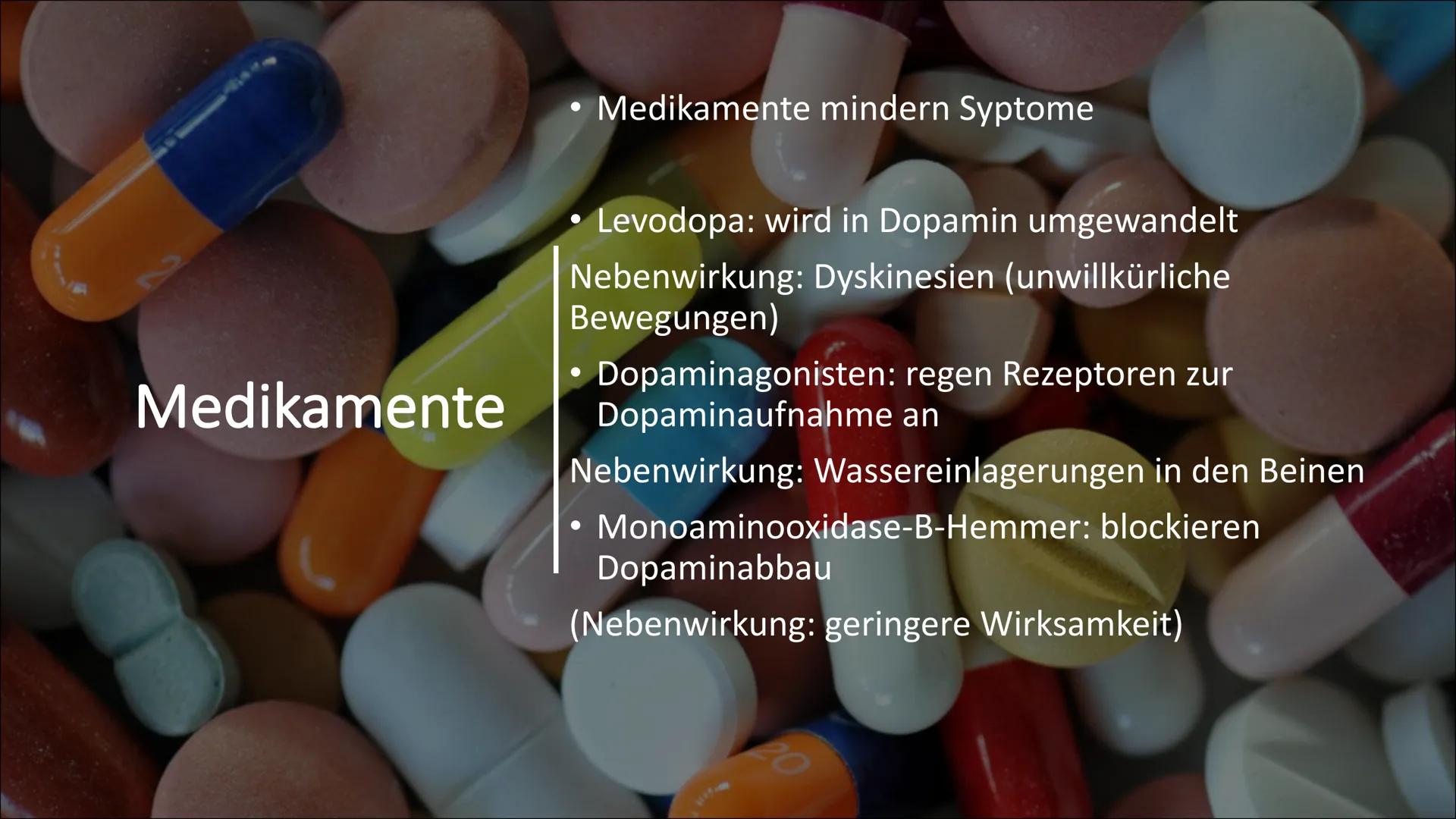 Morbus Parkinson
(Schüttellähmung) Themen
• Was ist Parkinson?
Wissenswertes
●
Normales Gehin vs. Parkinson betroffenes Gehirn
Ursachen
• Sy