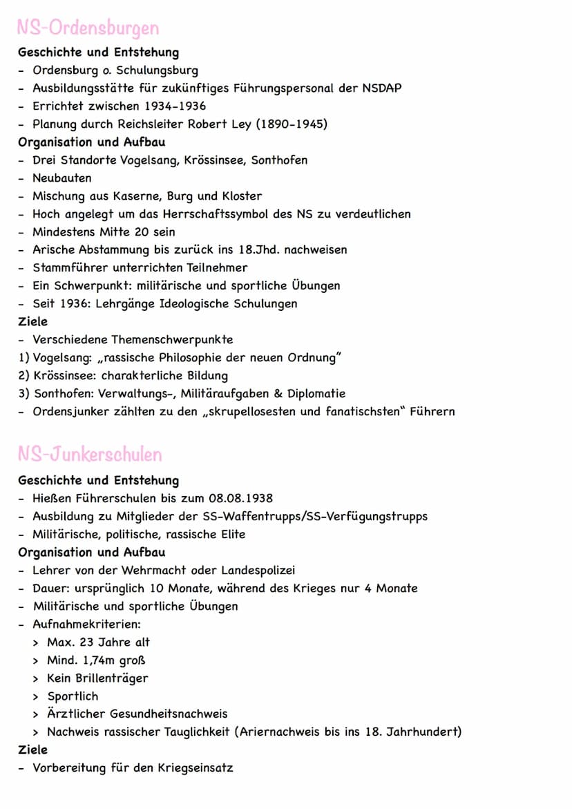 BDM (Bund deutscher Mädel)
Geschichte und Entstehung
Weiblicher Teil der Hitlerjugend
Seit 1923 gab es Mädchenschaften
Gründung 1930 ,,Bund 