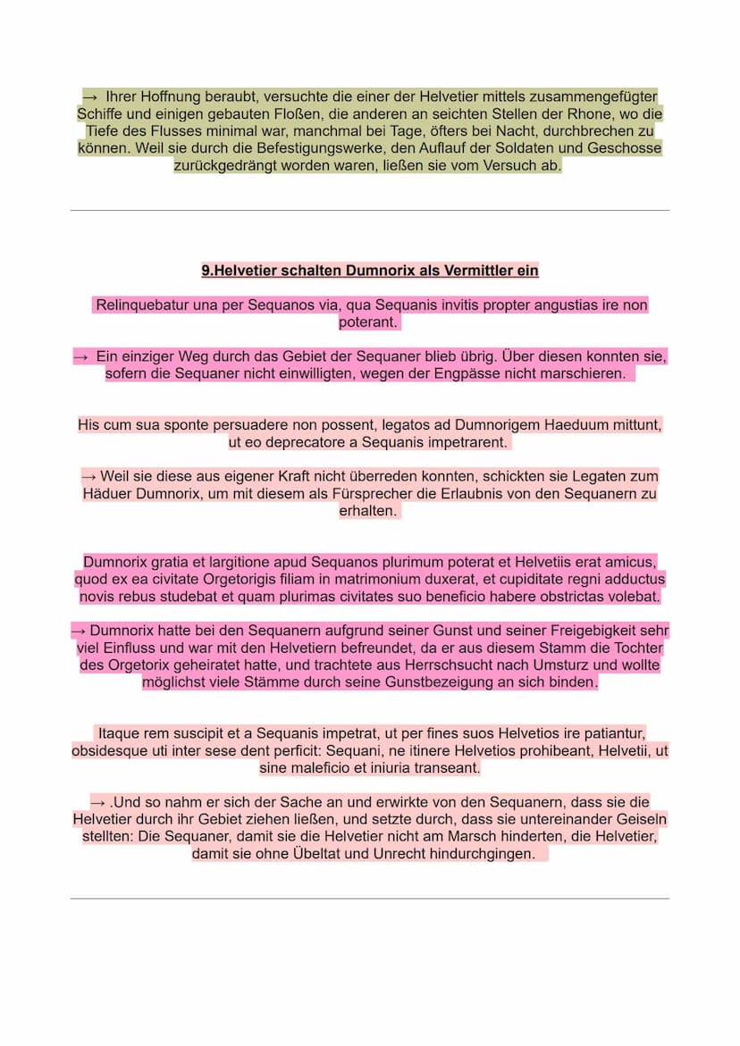 Lernzettel-Latein-2.Klassenarbeit
1-Geographie Galliens
Gallia est omnis divisa in partes tres, quarum unam incolunt Belgae, aliam Aquitani,