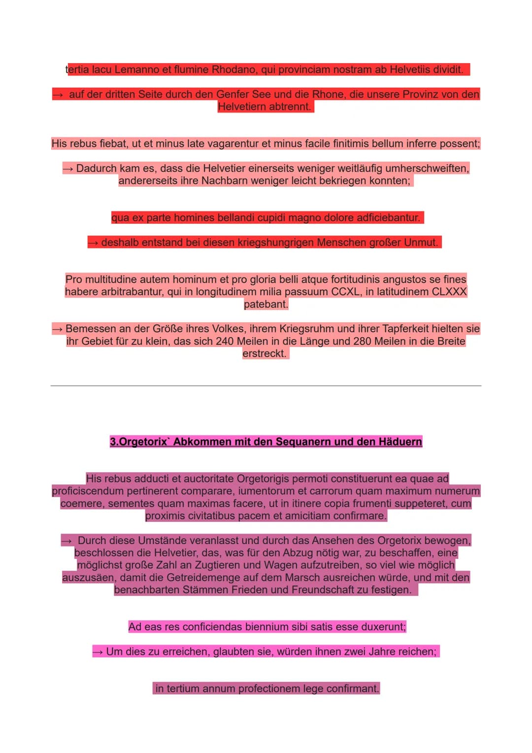 Lernzettel-Latein-2.Klassenarbeit
1-Geographie Galliens
Gallia est omnis divisa in partes tres, quarum unam incolunt Belgae, aliam Aquitani,