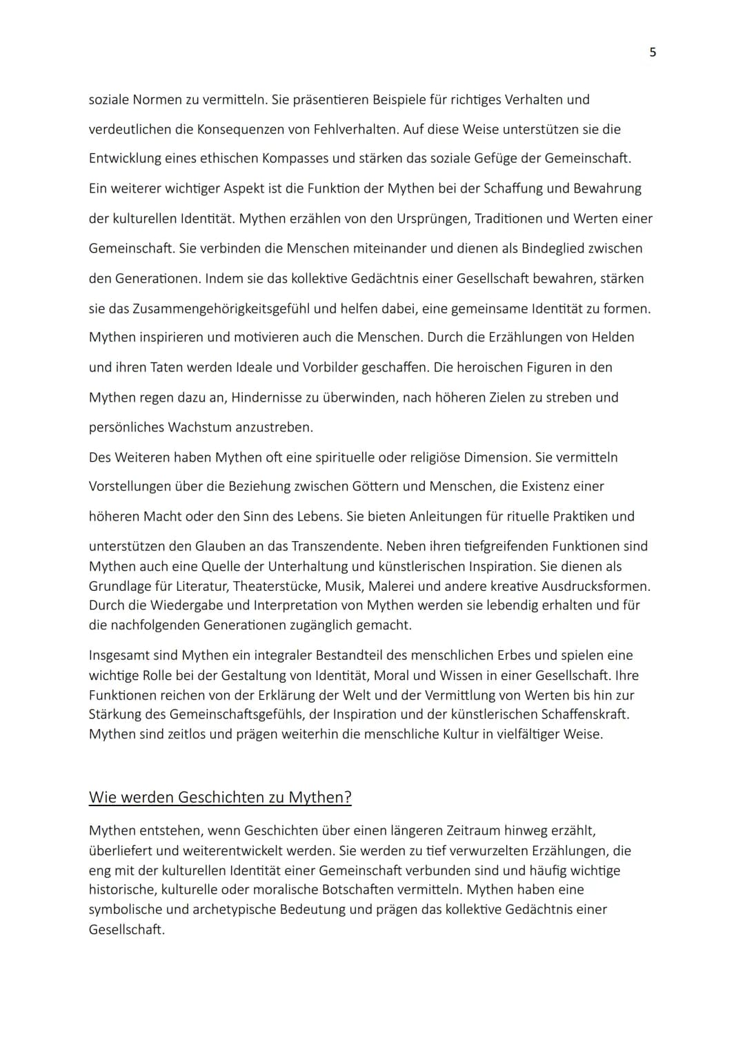 Mythen der Deutschen Geschichte
Die Varusschlacht
1 Inhaltsverzeichnis
1. Einleitung
2. Was sind Mythen?
3. Merkmale von Mythen
4. Welche Fu
