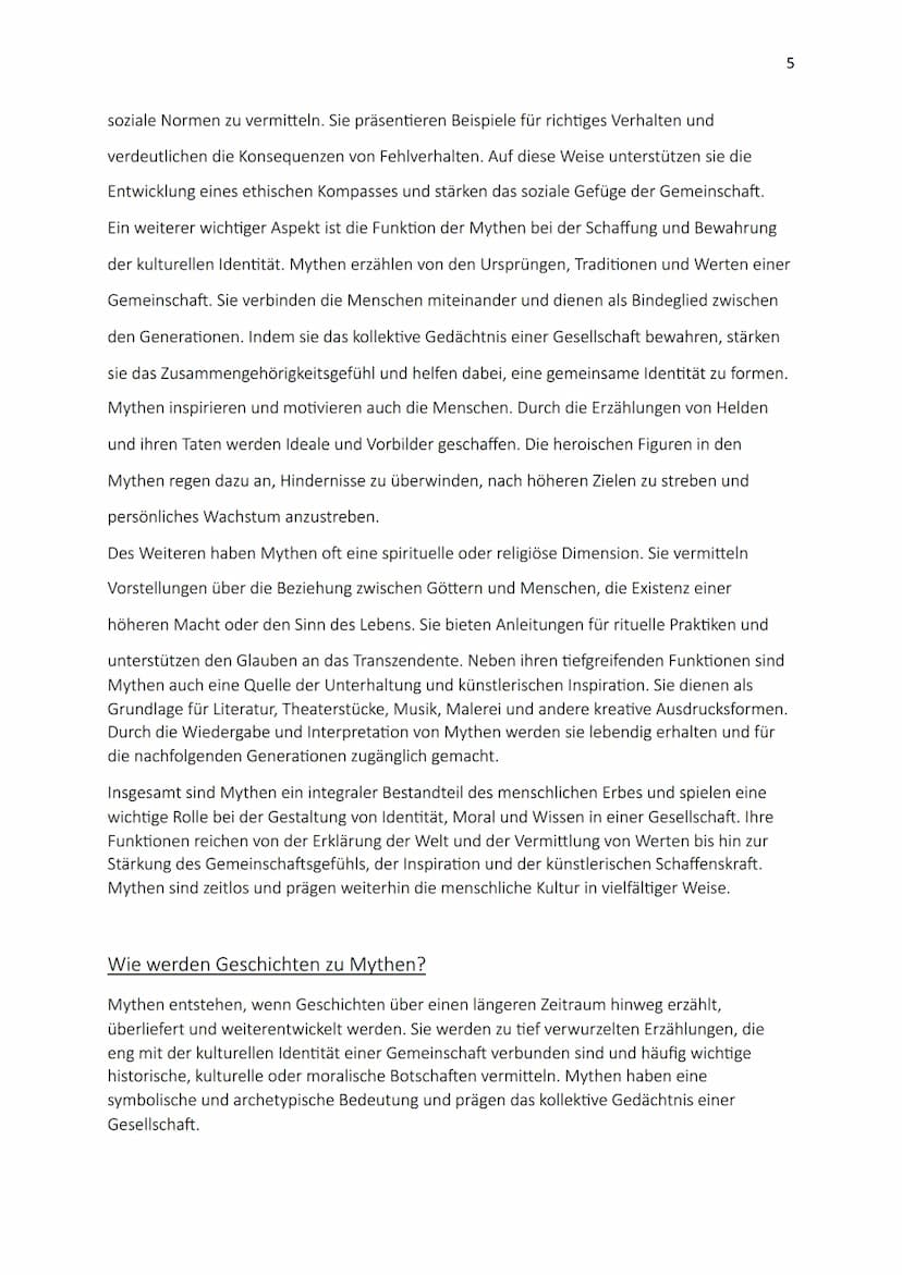 Mythen der Deutschen Geschichte
Die Varusschlacht
1 Inhaltsverzeichnis
1. Einleitung
2. Was sind Mythen?
3. Merkmale von Mythen
4. Welche Fu