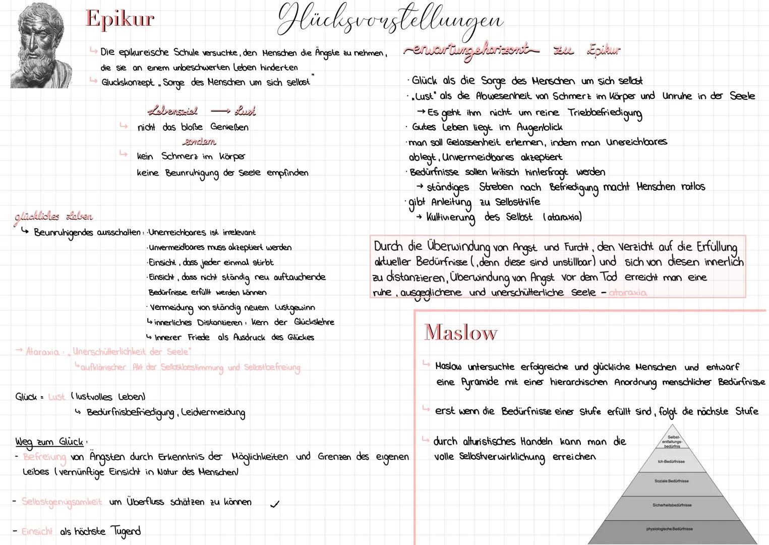 # Aristoteles: Weg der Tugend

höchstes Gut Glückseligkeit glückseliges Leben erlangen

Aristotelische Glücksverstellung

höchstes Glück = L