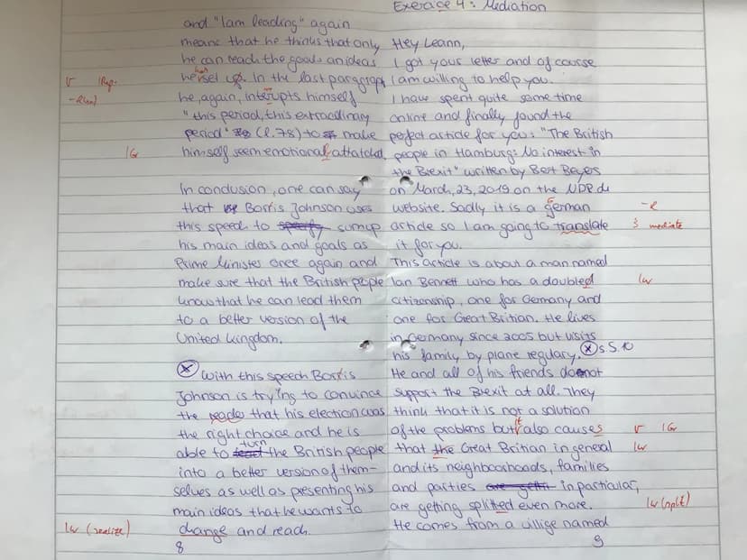 Exam on ,,Isles of Wonder?" -The UK between self-perception
Q1 LK E
and external perspectives.
Assignments:
Part A: Reading and writing comp