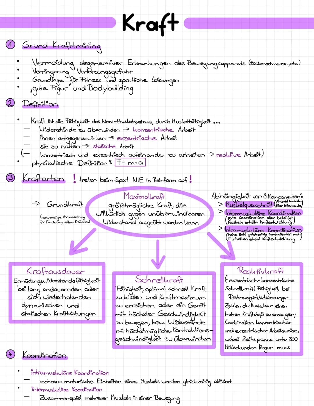 Kraft
11 Grund Krafttraining
Vermeidung degenerativer Erkrankungen des Bewegungsapparats (Rückenschmerzen, etc.)
Verringerung Verletzungsgef