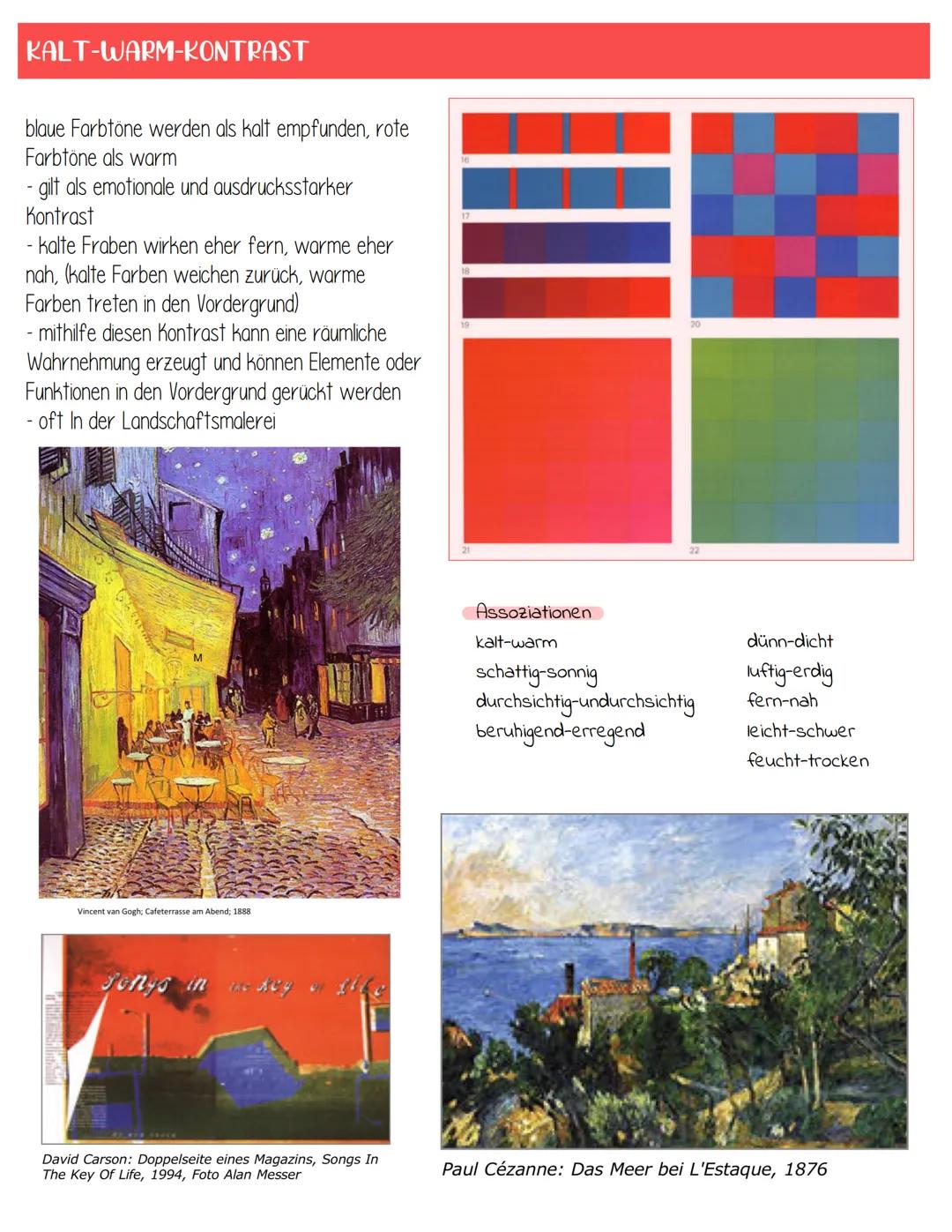 KOMPLEMENTÄR-KONTRAST
- Komplementäre Farben liegen sich im
Farbkreis gegenüber und geben ein starken
Farbkontrast
- häufig sind es die Paar