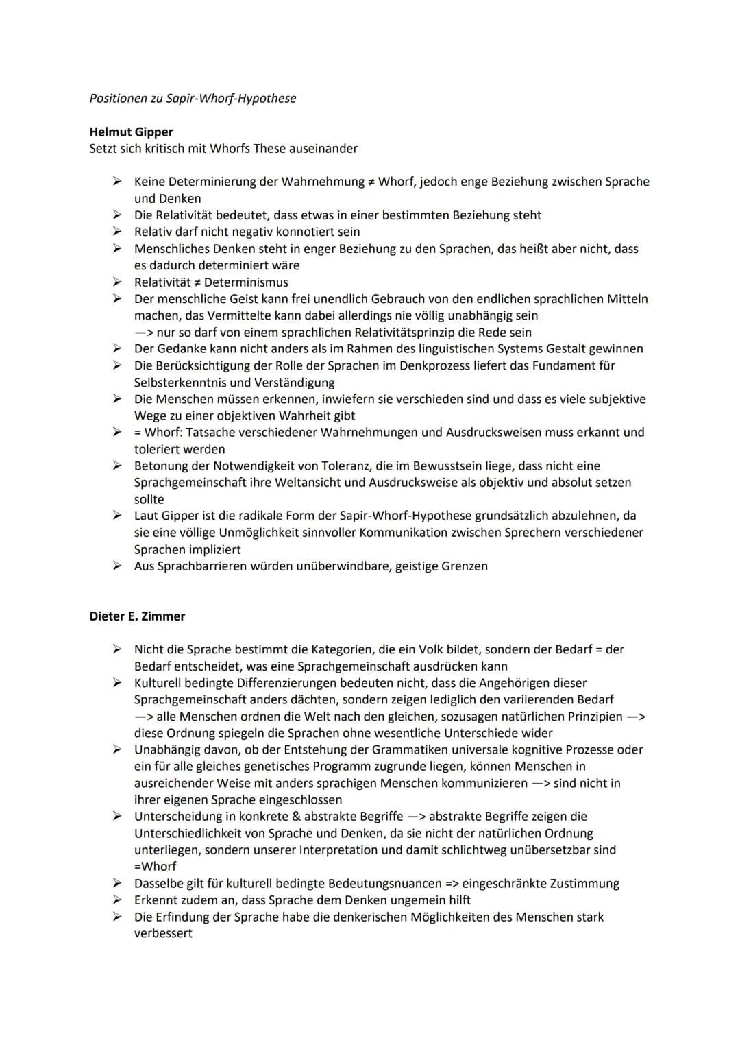 Sprache. Denken. Wirklichkeit
Schon lange wird diskutiert, inwiefern Sprache, Denken und Wirklichkeit von einander abhängig sind
oder ob sie