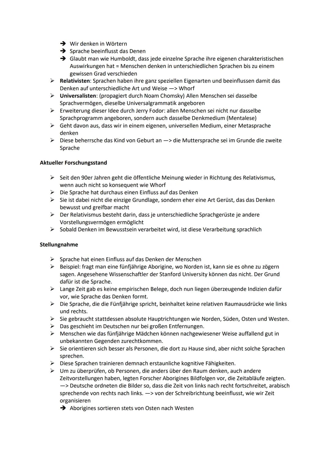 Sprache. Denken. Wirklichkeit
Schon lange wird diskutiert, inwiefern Sprache, Denken und Wirklichkeit von einander abhängig sind
oder ob sie