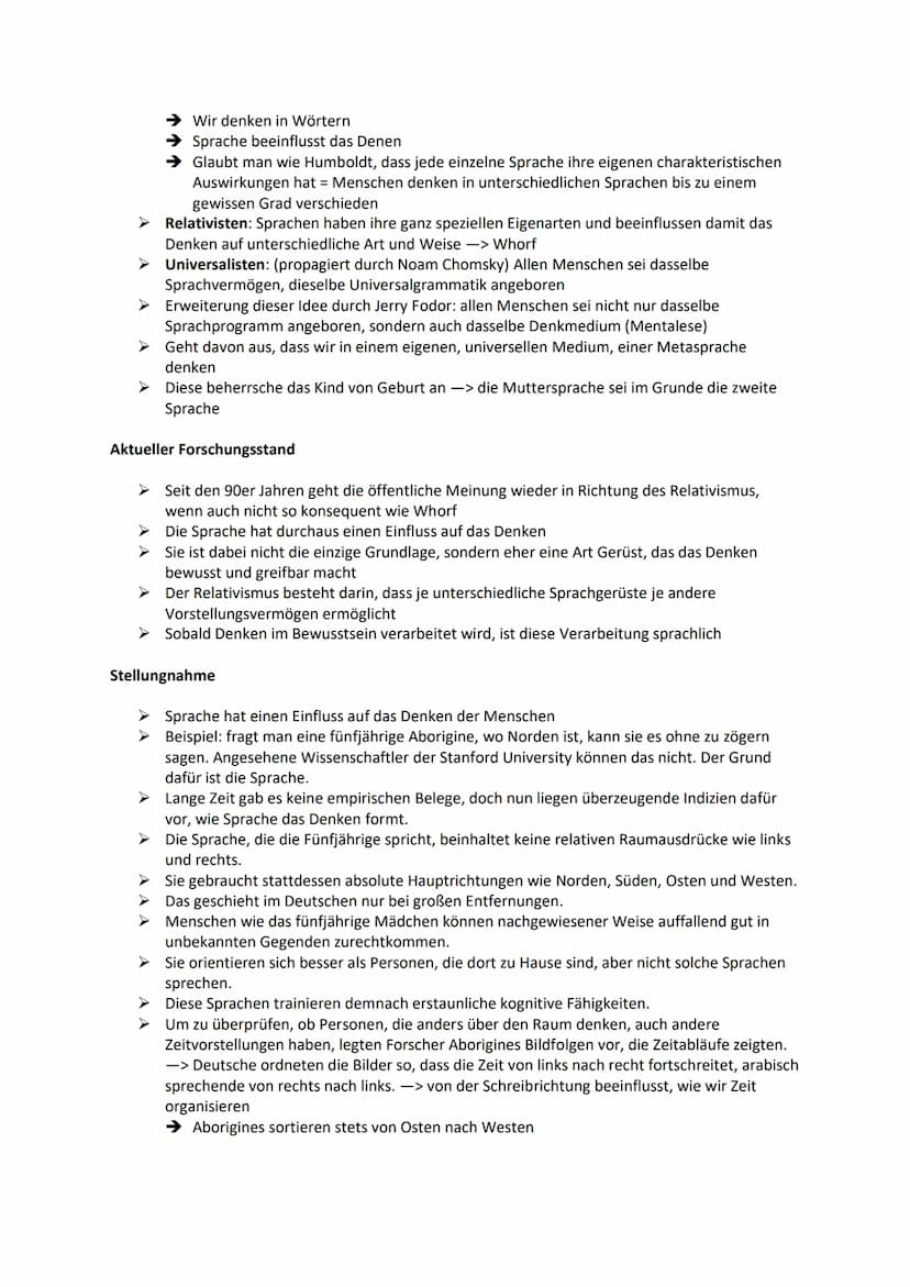 Sprache. Denken. Wirklichkeit
Schon lange wird diskutiert, inwiefern Sprache, Denken und Wirklichkeit von einander abhängig sind
oder ob sie
