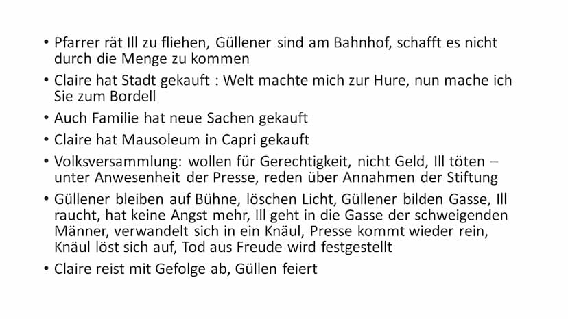 Der Besuch der alten Dame
Von Friedrich Dürrenmatt Friedrich Dürrenmatt
● 1921-1990
Schweizer Schriftsteller, Dramatiker und Maler
studierte