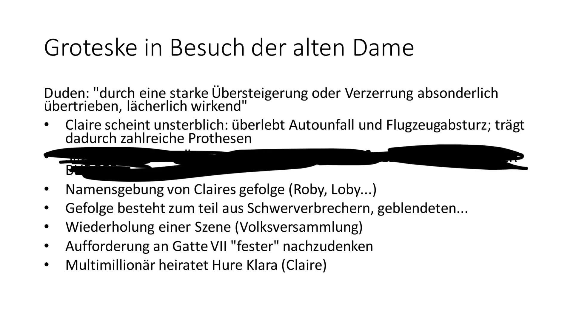 Der Besuch der alten Dame
Von Friedrich Dürrenmatt Friedrich Dürrenmatt
● 1921-1990
Schweizer Schriftsteller, Dramatiker und Maler
studierte