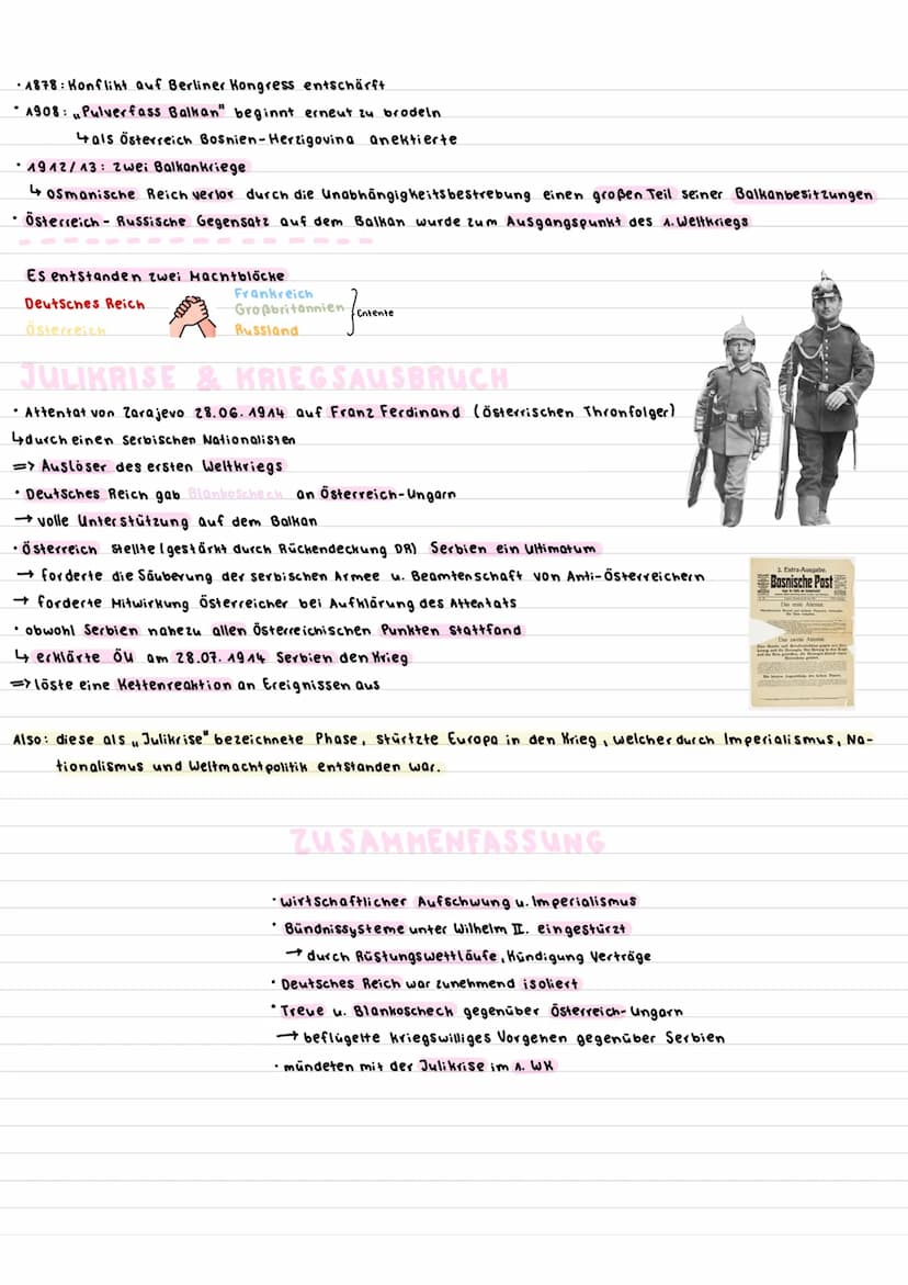 VORGESCHICHTE
IMPERIALISMUS
•begann ab 1880 in der die Europäer besonders um Kolonien in Afrika konkurrierten
• Großmächte wollten politisch