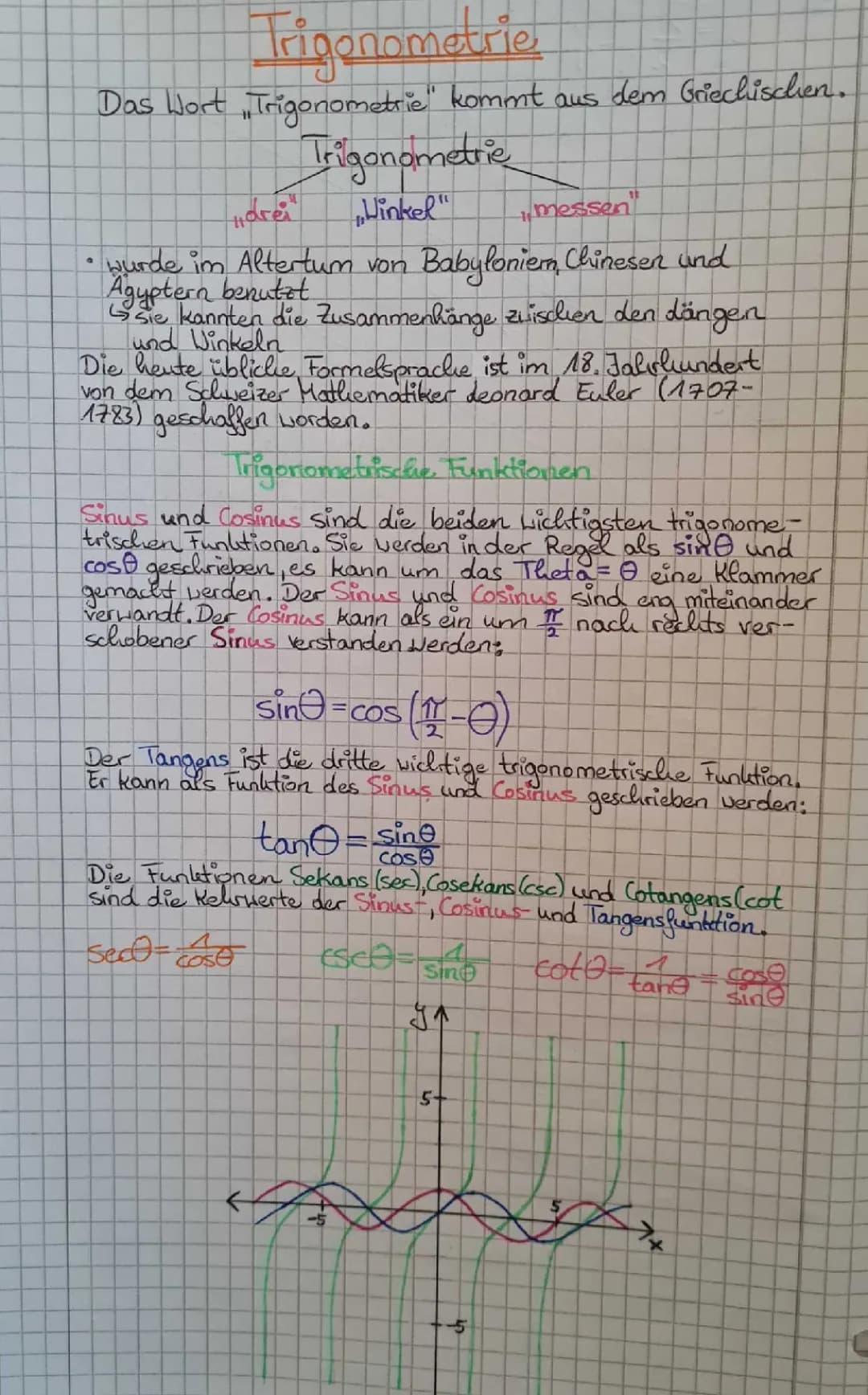 Trigonometrie 