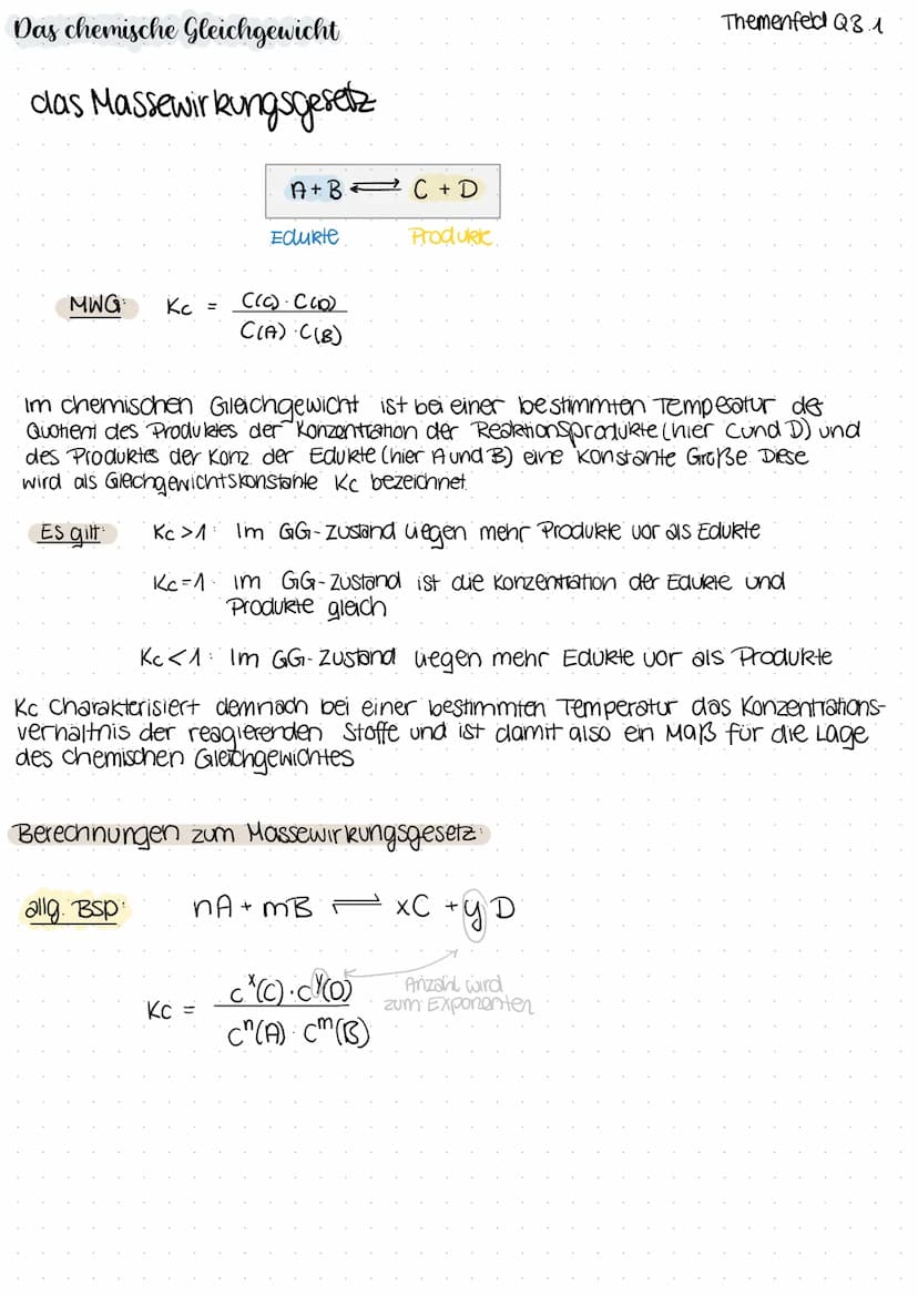 Themenfeld
Das chemische Gleichgewicht Q3.1
Das chemische Gleichgewicht ist ein besonderer, stabiler und Zeitunabhängiger Zustand.
eines sto