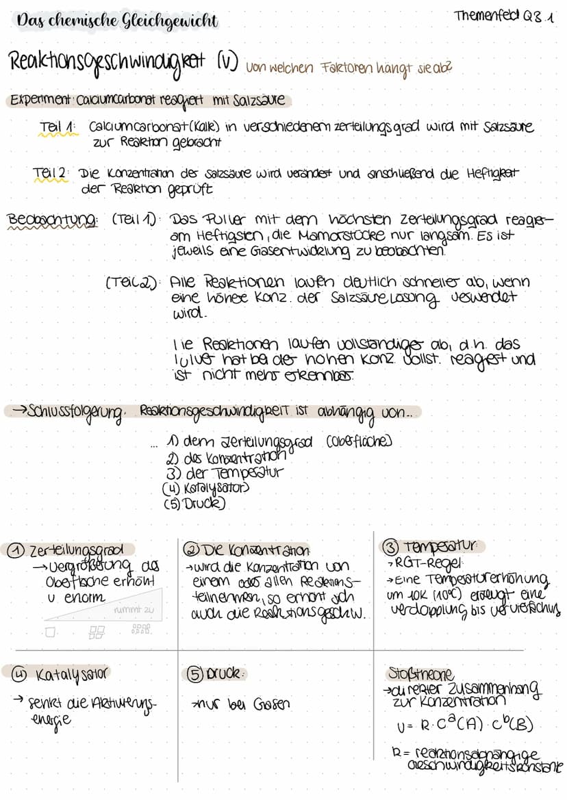 Themenfeld
Das chemische Gleichgewicht Q3.1
Das chemische Gleichgewicht ist ein besonderer, stabiler und Zeitunabhängiger Zustand.
eines sto