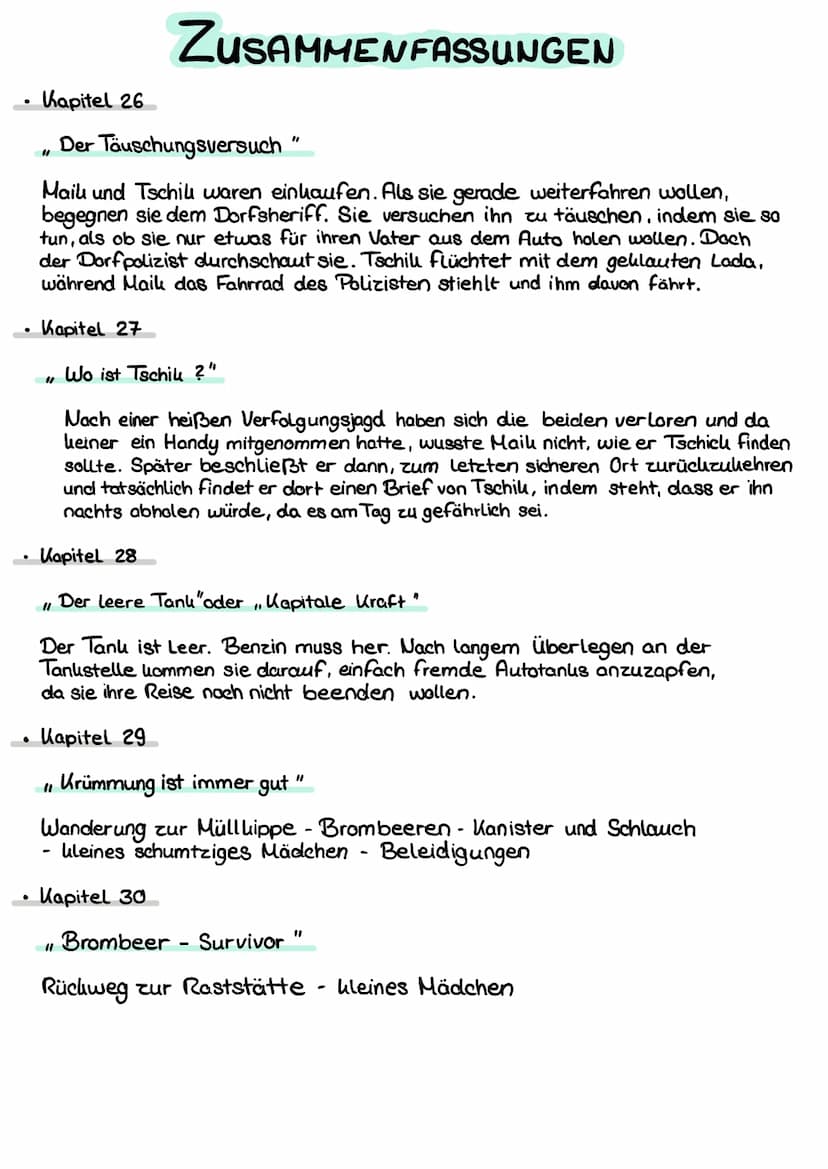 .
.
Kapitel 31
Ihr Schwachlöpfe"
Tschil und Mail versuchen bei einem anderen Auto den Tanu
anzuzapfen, aber sie schaffen es einfach nicht de