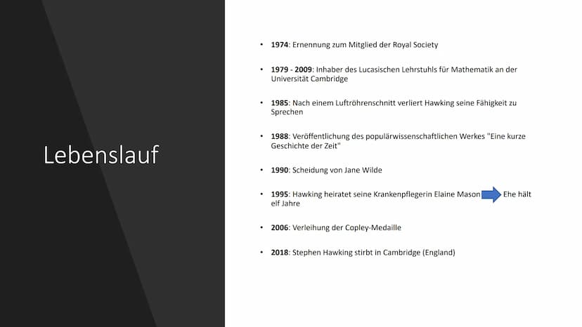 (intel)
Stephen Hawking .....
Familie
Vater: Frank Hawking
(Tropenmediziner)
• Mutter: Isobel Hawking
(Wirtschaftswissenschaftlerin)
• 2 Sch