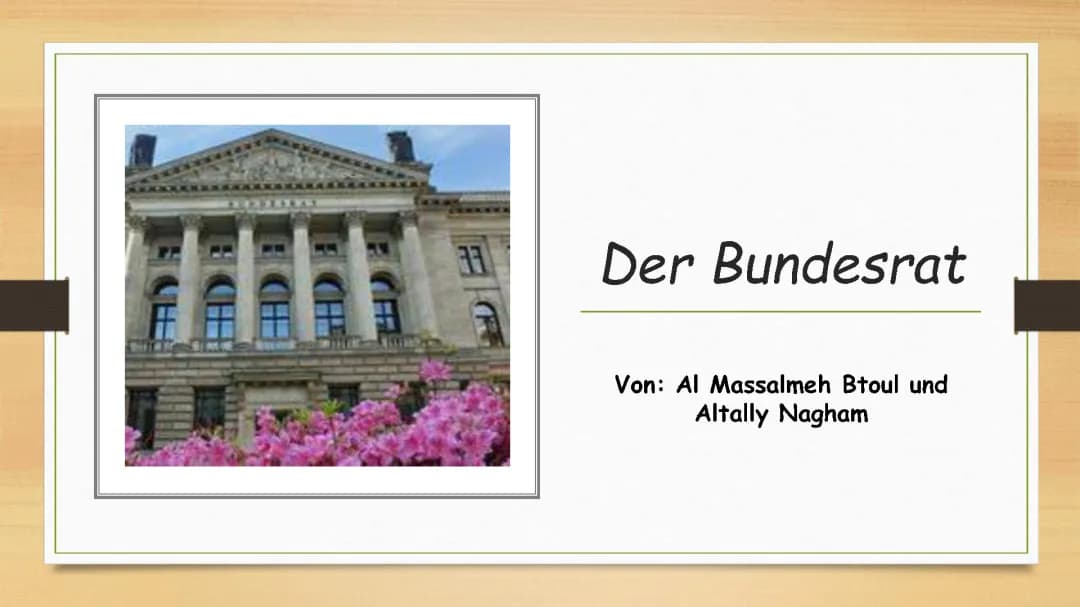 Der Bundesrat 